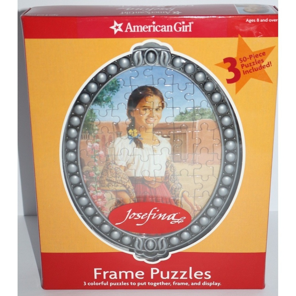 American Girl Doll JOSEFINA Frame Puzzles M6765 NEW IN BOX